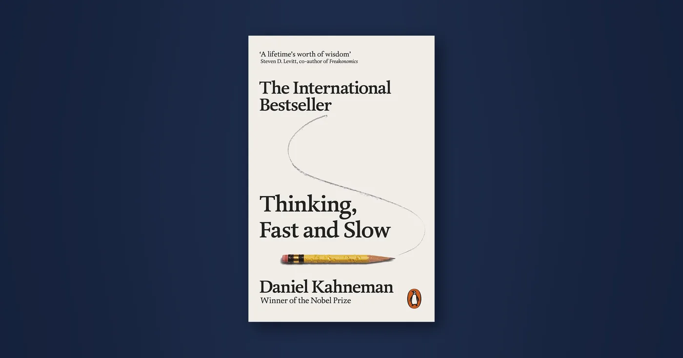 Front cover of Thinking, Fast and Slow by Daniel Kahneman